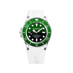 Reloj Bobroff Hombre BF0002IBV-BFSTB Caucho Blanco