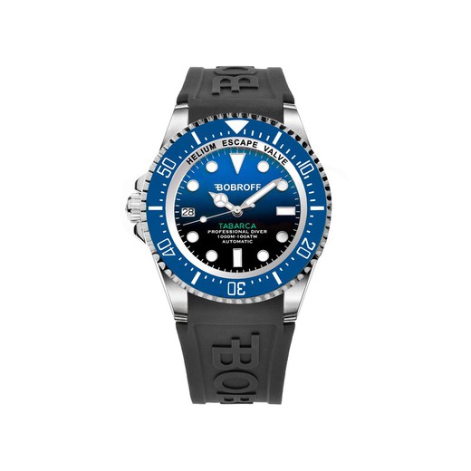 Reloj Bobroff Hombre BF0003IBA-BFSTN Caucho Negro