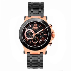 Reloj Bobroff Hombre BF1001M15M Acero Negro Bicolor Rosa