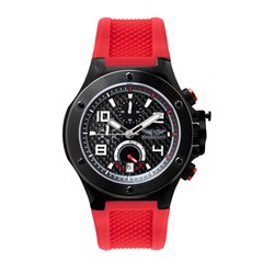 Reloj Bobroff Hombre BF1002M14 Caucho Rojo