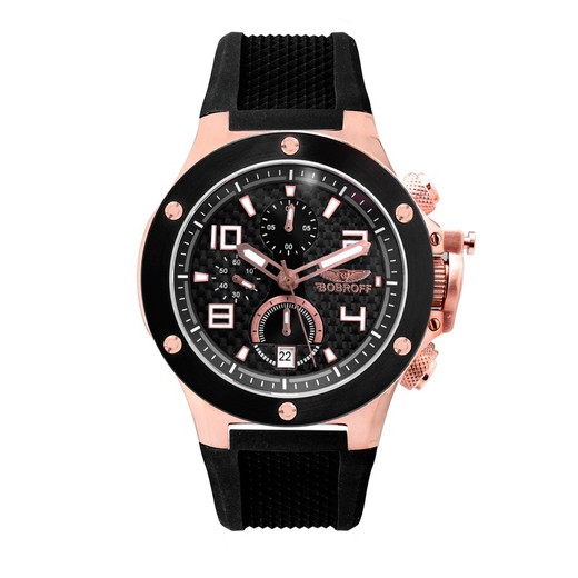 Reloj Bobroff Hombre BF1002M15 Caucho Negro