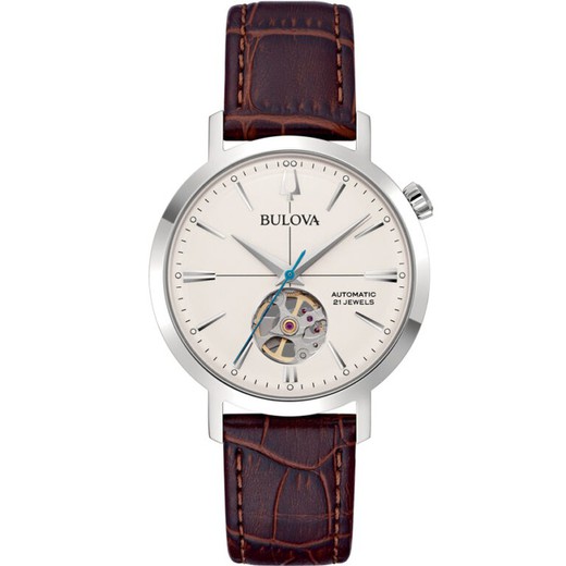 Reloj Bulova Hombre 96A317 Piel Marrón