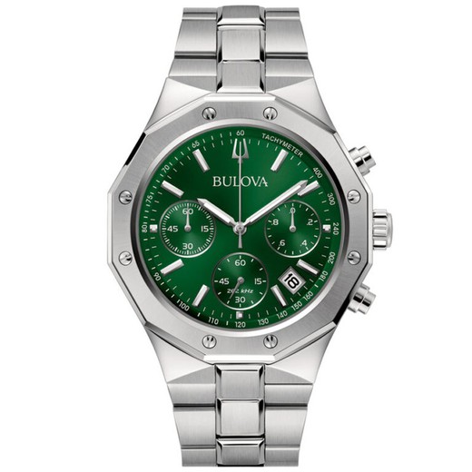 Reloj Bulova Hombre 96B409 Acero Octogonal