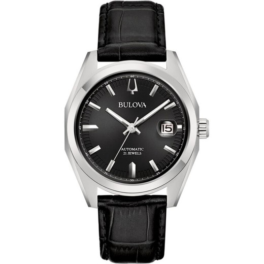 Reloj Bulova Hombre 96B435 Piel Negra