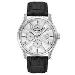 Reloj Bulova Hombre 96C141 Piel Negra