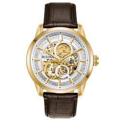 Reloj Bulova Hombre 97A138 Piel Marrón