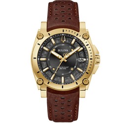 Reloj Bulova Hombre 97B216 Piel Marrón