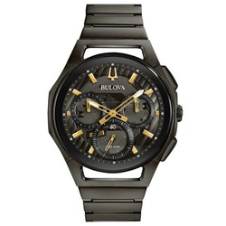 Reloj Bulova Hombre 98A206 Curv Progressive Negro