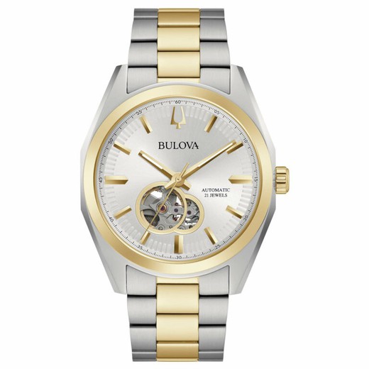 Reloj Bulova Hombre 98A284 Acero Bicolor Dorado