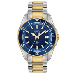 Reloj Bulova Hombre 98B334 Acero Bicolor Dorado Marine Star