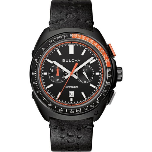 Reloj Bulova Hombre 98B428 Piel Negra