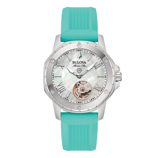 Reloj Bulova Mujer 96L325 Sport Turquesa Marine Star