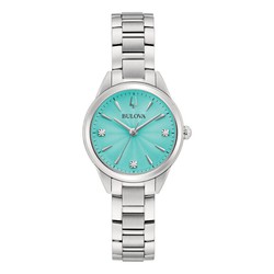 Reloj Bulova Mujer 96P253 Acero Diamantes