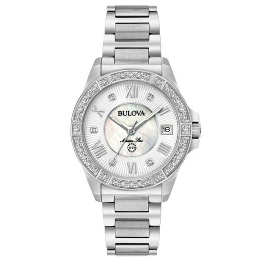 Reloj Bulova Mujer 96R232 Acero Diamantes Marine Star