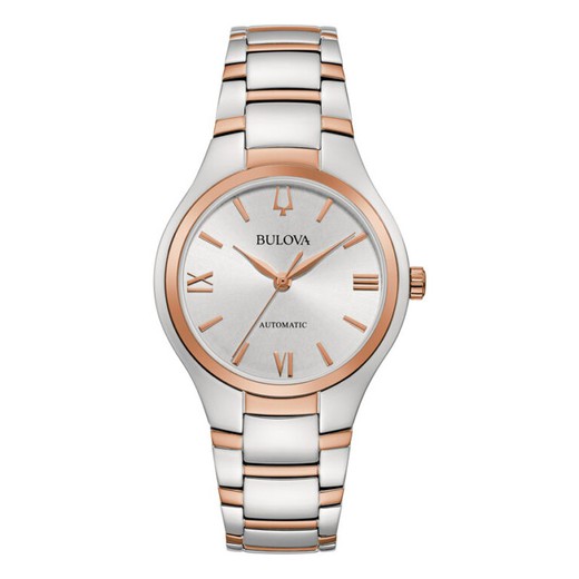 Reloj Bulova Mujer 98L313 Acero Bicolor Rosa