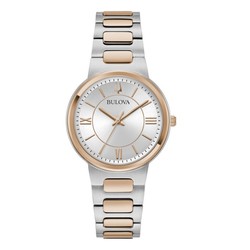 Reloj Bulova Mujer 98L327 Acero Bicolor Rosa Classic Misc Lady