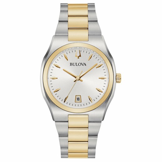 Reloj Bulova Mujer 98M132 Acero Bicolor Dorado