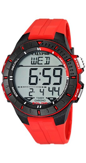 Reloj Calypso Hombre  K5607/5 Sport Rojo