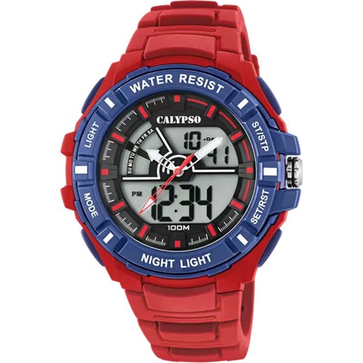 Reloj Calypso Hombre K5769/3 Sport Rojo Bicolor Azul