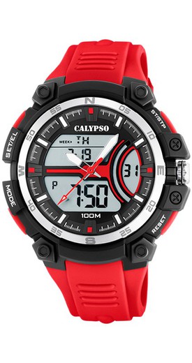 Montre Homme Calypso K5779/2 Sport Rouge