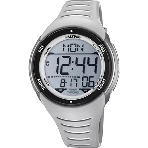 Reloj Calypso Hombre K5807/1 Sport Gris Bicolor Blanco