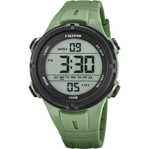 Montre Homme Calypso K5837/2 Sport Vert Bicolore Noir