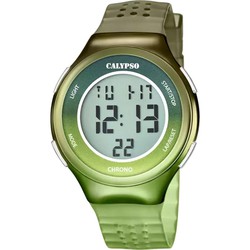 Relógio masculino Calypso K5841/4 esporte gradiente verde