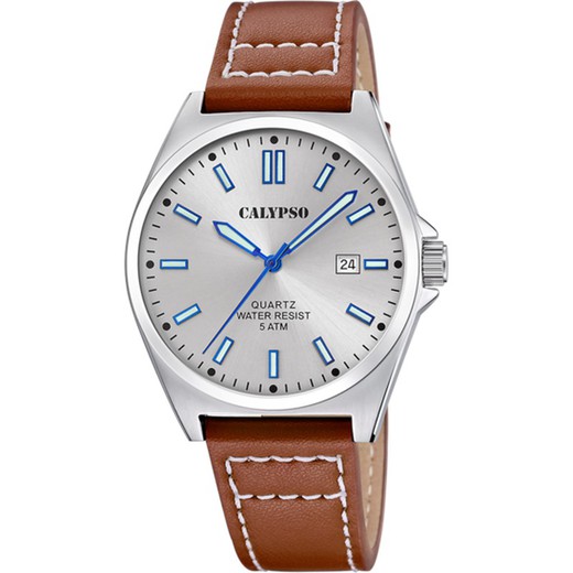 Reloj Calypso Hombre K5868/2 Piel Marrón Basic