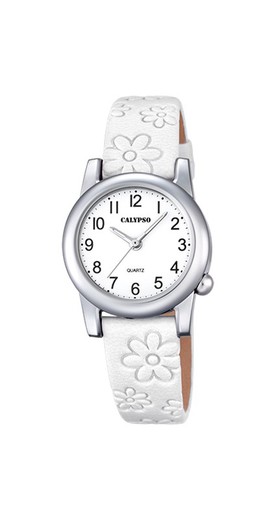 Reloj Calypso Infantil K5710/1 Sport Blanco