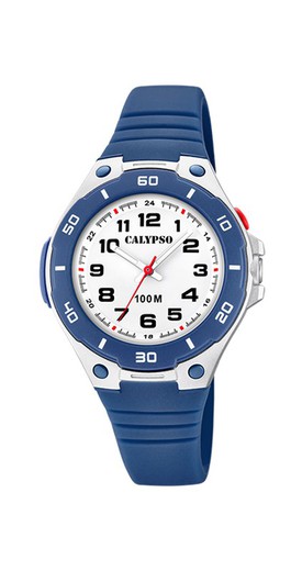 Reloj Calypso Infantil K5758/2 Sport Azul Oscuro
