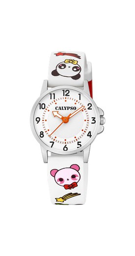 Reloj Calypso Infantil K5775/1 Sport Blanco