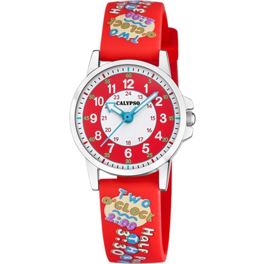 Reloj Calypso Infantil K5824/5 Sport Rojo