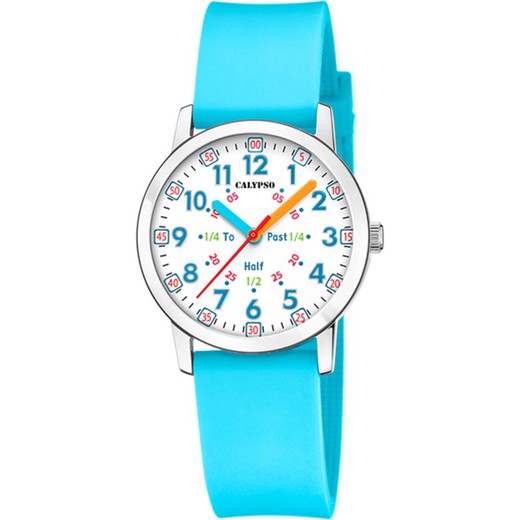 Reloj Calypso Infantil K5825/3 Sport Azul Celeste