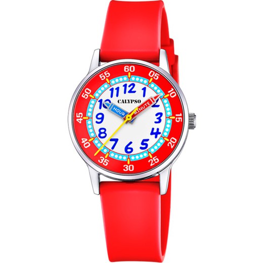 Reloj Calypso Infantil K5826/4 Sport Rojo