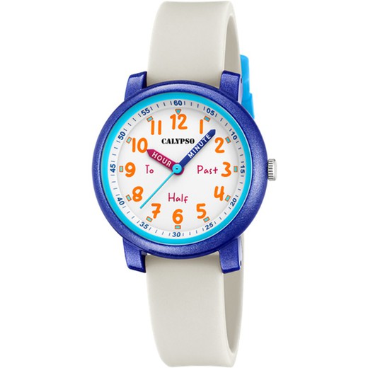 Reloj Calypso Infantil K5827/1 Sport Blanco