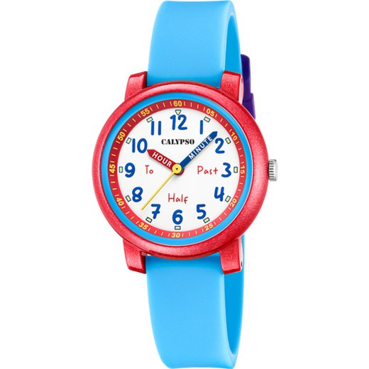 Reloj Calypso Infantil K5827/4 Sport Azul Celeste