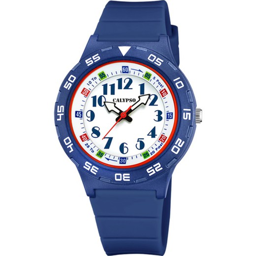 Reloj Calypso Infantil K5828/5 Sport Azul Oscuro