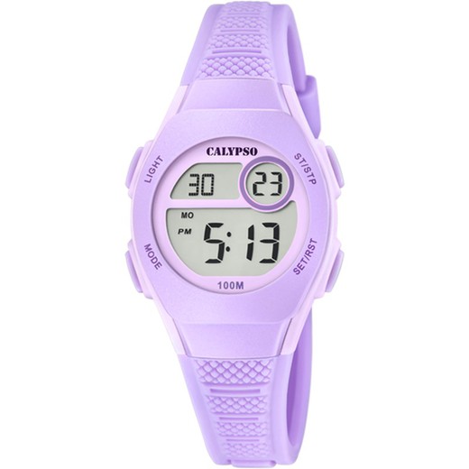 Calypso Børneur K5831/4 Sport Lilac