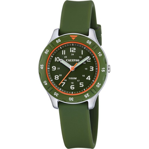 Reloj Calypso Infantil K5847/2 Sport Verde