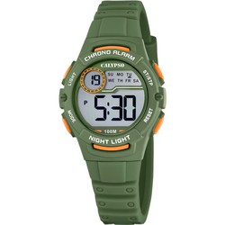 Relógio infantil Calypso K5852/4 esporte verde