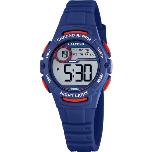 Reloj Calypso Infantil K5852/5 Sport Azul Oscuro