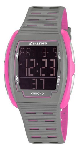 Calypso Damenuhr K5583/5 Sport Grau Zweifarbig Rosa