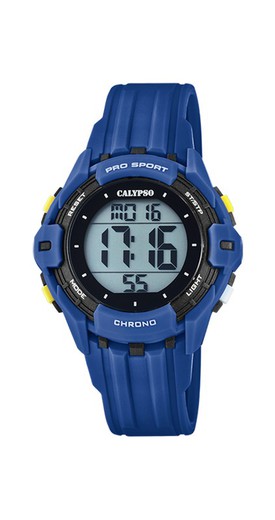 Relógio feminino Calypso K5740/4 esporte azul