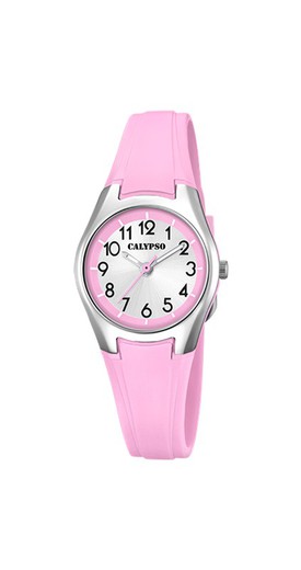 Relógio feminino Calypso K5750/4 esportivo rosa