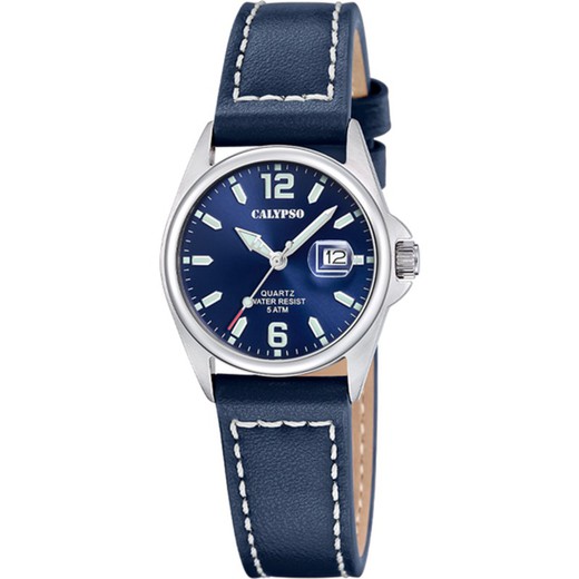 Reloj Calypso Mujer K5871/3 Piel Azul