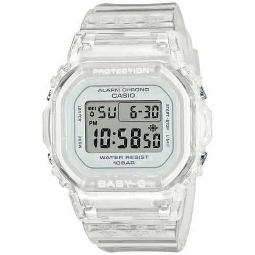 Relógio esportivo transparente Casio Baby-G BGD-565S-7ER