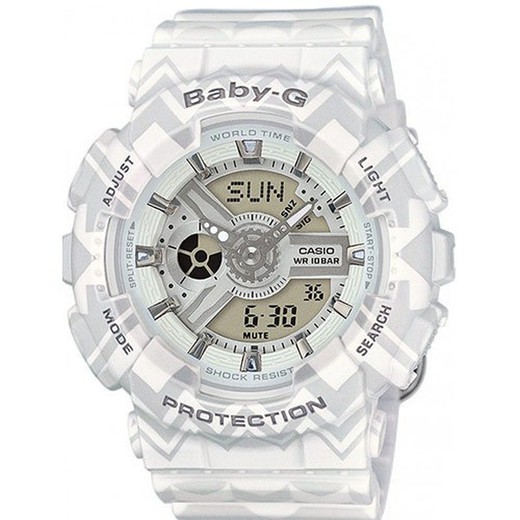 Casio Baby-G feminino relógio BA-110TP-7AER branco