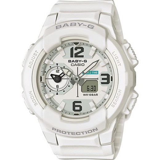 Casio Baby-G Women's Watch BGA-230-7BER White