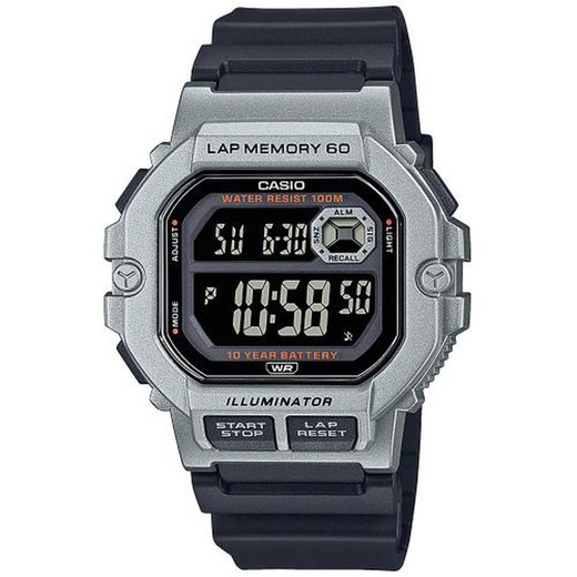 Ανδρικό ρολόι Casio Collection WS-1400H-1BVEF Sport Black