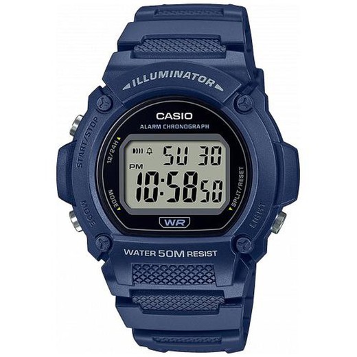 Ανδρικό ρολόι Casio W-219H-2AVEF Sport Blue